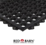 Redbarn Heavy Duty, Rubber, Anti-Fatigue, Interlocking Stall Mat-3 ft.x 3 ft.