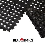 Redbarn Heavy Duty, Rubber, Anti-Fatigue, Interlocking Stall Mat-3 ft.x 3 ft.