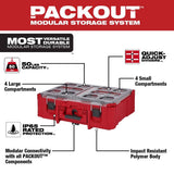 PACKOUT 20 in. Deep Organizer with 6 Compartments and Quick Adjust Dividers