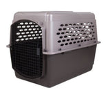Retriever 36" x 25" x 27" Gray Pet Carrier, Medium/Large, for Dogs 50 to 70 lbs