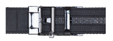 Ridgecut 2776-001 Men's Web Ratchet Belt, Black,  Medium