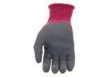 Ridgecut RC30309-WL Marble Red Water-Resistant Dual Coated Latex Work Gloves,M-L
