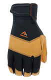 Ridgecut RC86008-M Split Leather Premium Performance Gloves- Brown, Medium