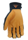 Ridgecut RC86008-M Split Leather Premium Performance Gloves, 1 Pair, Brown, XL
