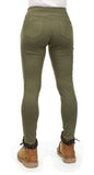Ridgecut YLB-30451 Women's Stretch Fit Natural-Rise Work Leggings, Olive, XL