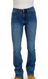 Ridgecut YLB-4049 Women's Slim Fit Bootcut Jeans, Nashville Wash, Size 10
