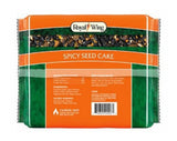 Royal Wing 14254 Spicy Seed Cake Snack 22 Ounce Pack All Seasons Wild Bird Food