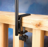 Royal Wing 35512 Multi Hook Bird Feeder Deck Pole w/ Adjustable Branches - Black