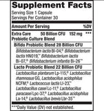 Ultimate Flora Probiotic - Digestive & Immune Support (50B CFUs, 30 Caps)