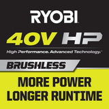 40V HP Brushless Whisper Series 190 MPH 730 CFM Cordless Battery Jet Fan Leaf Blower with (2) 4.0 Ah Batteries & Charger