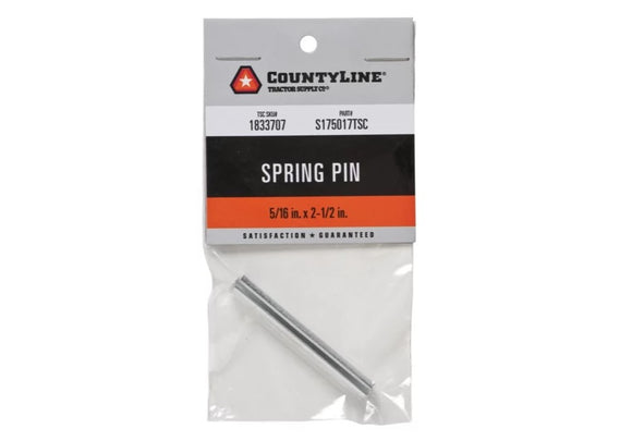 CountyLine S175017TSC 5/16 in. x 2-1/2 in. Spring Pin for Secure Connections