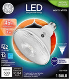Savant 38460 GE LED Indoor/Outdoor Floodlight Bulb, 7 watts- Warm White
