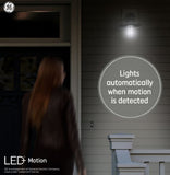 Savant 93128971 GE LED Outdoor Floodlight Bulb, Automatic Motion Light Sensor