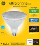 Savant 93130019 GE LED Light Bulb, Ultra Bright Outdoor Floodlight, Warm White