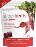 SuperBeets Heart Chews - Blood Pressure Support - Pomegranate Berry (60 Chews)