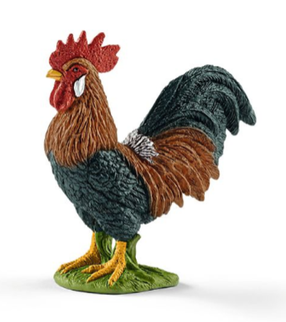 Schleich 13825 Farm Animal Rooster Toy Figurine