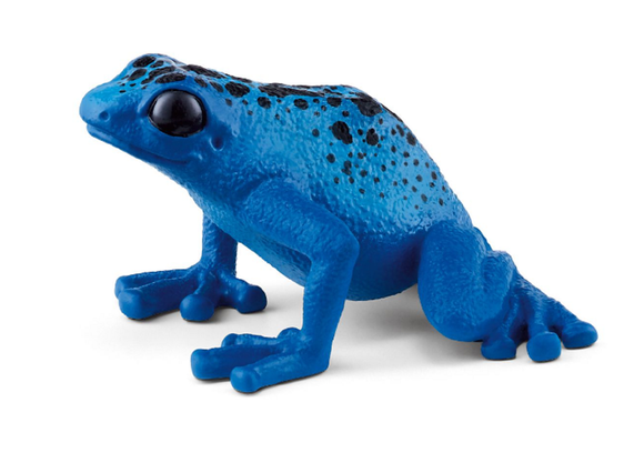 Schleich 14864 Blue Dart Frog Toy Figure