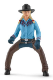 Schleich 42577 Team Roping with Cowgirl Toy Set, Ages 3 and up