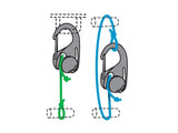 Nite Ize NCJ-01-4R3 Black 2.63 in. CamJam Cord Tightener, Nylon Material