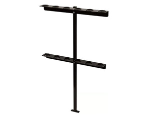 Carry-On Trailer 1081 6 Black Slot Tool Rack For Utility Trailers, Steel