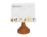 Red Shed 24F03619GE White Chicken Recipe Holder, Ceramic Material