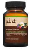 Fermented Whole Food Vitamin B Complex - Supports Energy, Metabolism, 60 Tabs