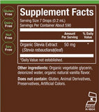 Organic Liquid Stevia “ Non-GMO & Zero-Calorie - Vanilla (4 fl. oz.)