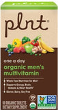 Organic Mens Multivitamin “ One Daily (60 Organic Tablets)