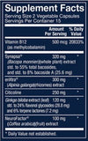 Premium Nootropic Blend- Enhance Cognitive Function & Brain Performance, 30 Caps