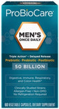 Men’s Once Daily Probiotic - Digestive Wellness - 50 Billion CFUs (60 Capsules)