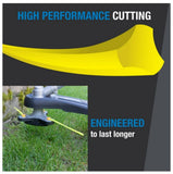Shakespeare 17473 Medium Donut Ballistic Tri-Edged Trimmer Line Yellow 0.095 in. x 125 ft.