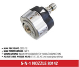 SIMPSON Multipurpose 5-in-1 Pressure Washer Nozzle Spray Patterns - 3,600 PSI