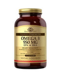 High Potency Omega 3 - 950mg EPA & DHA - Enhances Heart Wellness (100 Softgels)
