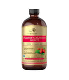 Liquid Calcium Magnesium Citrate with Vitamin D3 - Strawberry Flavor (16oz)