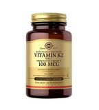 Natural Vitamin K2 MK-7 from Natto Extract - 100 MCG (50 Vegetarian Capsules)