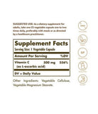 Vitamin C - 500 MG (100 Vegetarian Capsules)