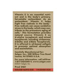 Natural Vitamin E - 100 IU (100 Softgels)