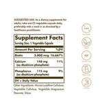 High Potency Biotin - 5,000 MCG (100 Vegetarian Capsules)