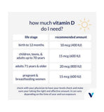 Vitamin D3 - Supports Bones, Teeth & Immune System - 5,000 IU (120 Veg Capsules)