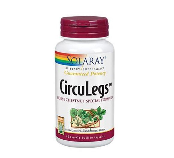 CircuLegs – Horse Chestnut, Gotu Kola & Butcher's Broom Formula (60 Capsules)