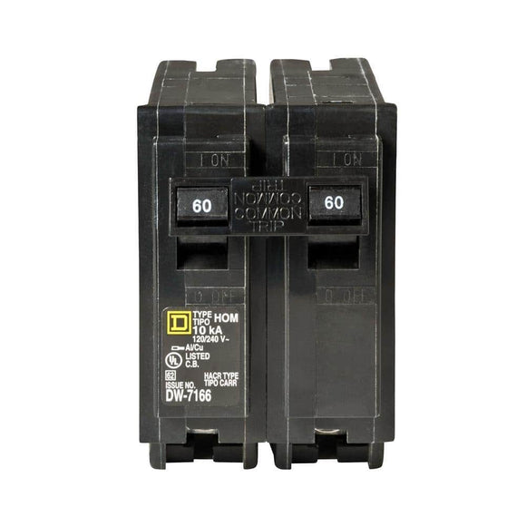 Square D HOM260CP Homeline 60 Amp 2-Pole Circuit Breaker