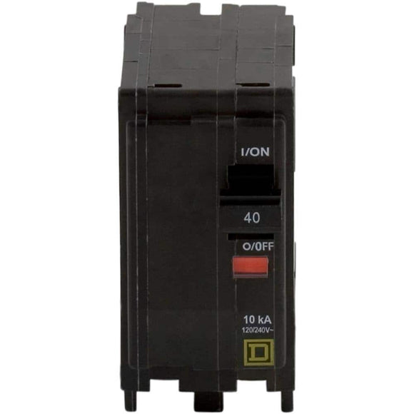 Square D QO240CP QO 40 Amp 2-Pole Circuit Breaker