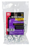 Gardner Bender ST12902 Plastic Staples UV Resistant 50 Pack White