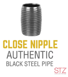 STZ 308 38XCL 3/8 in. x Close Black Pipe Nipple