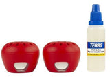 TERRO T2502 Indoor and Outdoor Fruit Fly Traps Reusable Plastic