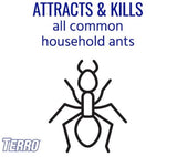 TERRO T303 Indoor Liquid Ant Baits 2.2 fl. oz 6 Pack