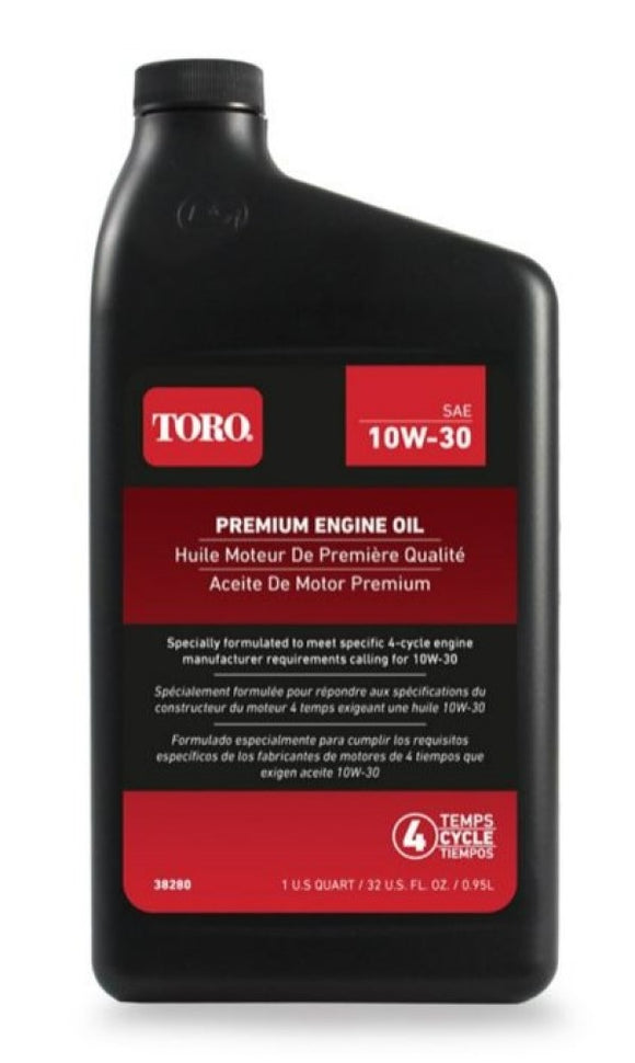 Toro 138-6053A Premium 4-Cycle 10W-30 Lawn Mower Engine Oil 32 oz.