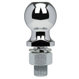 Class 4 6,000 lb. 2-5/16 in. Ball Diameter, 1 in. Shank Diameter, 2 in. Shank Length Chrome Trailer Hitch Ball