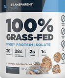 100% Grass-Fed Whey Protein Isolate - Oatmeal Chocolate Chip (30, 2.28 lbs)