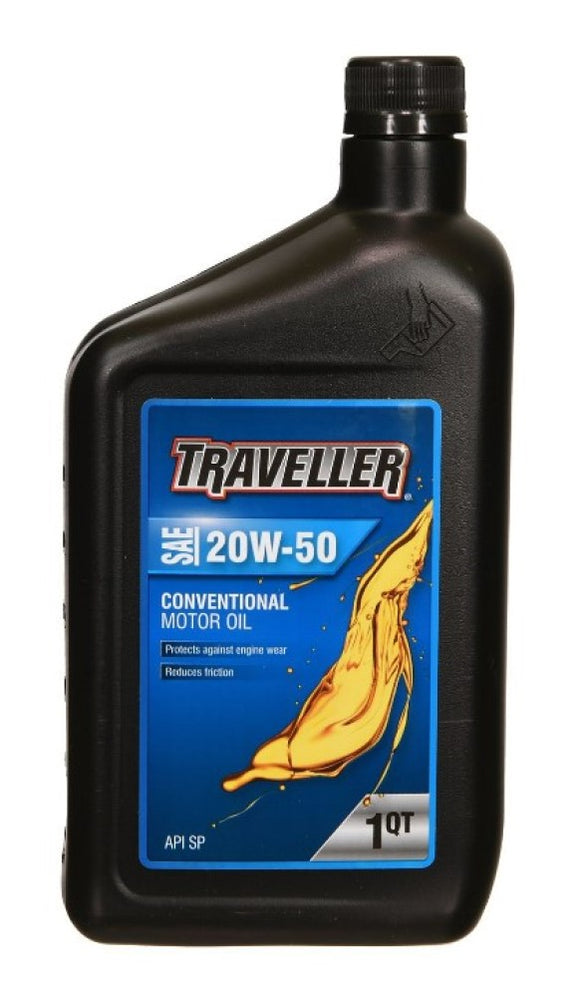 Traveller T1832947 Conventional SAE 20W-50 Motor Oil 1 qt.